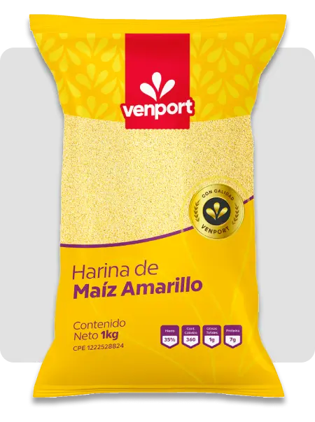 Harina de Maíz Amarillo Venport